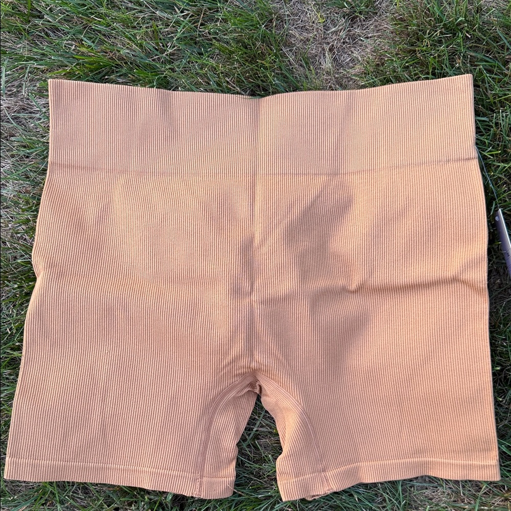 Wild Fable Tan Ribbed Bike Shorts